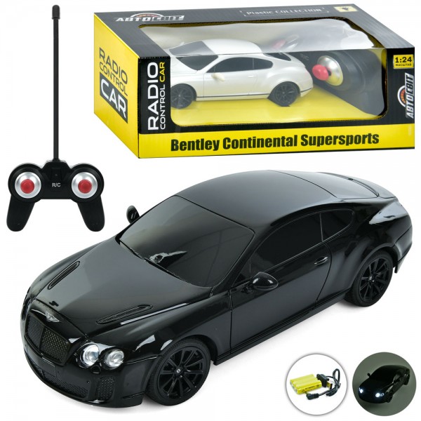 163470 Машина AR-2320 АвтоСвіт,1:24,Bentley GT,радіок.,акум.,гум.колеса,USB,2кольори,світло,кор.,27-10,5-14