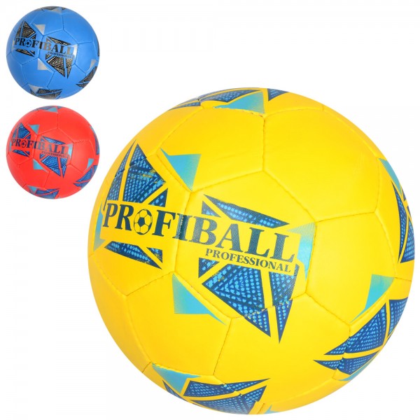 95059 М'яч футбольний 2500-142 розмір 5, ПУ1,4 мм, ручна робота, 32 панелі, 410-430г, 3 кольори.
