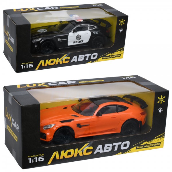 253224 Машина M 6425  р/к, акум, 26см, 1:16, світло, гумові колеса, USBзарядне, 2види(1в-поліція)