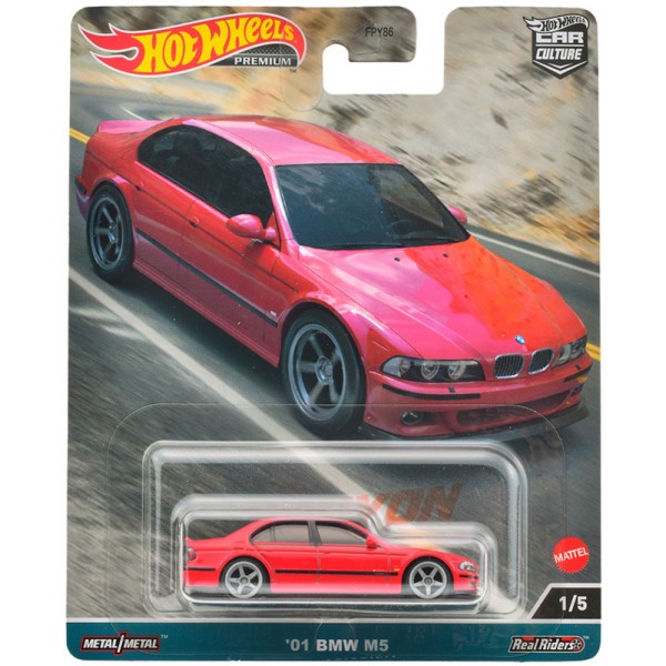 160342 Колекційна модель машинки '01 BMW M5 серії "Car Culture" Hot Wheels (FPY86/HKC52)