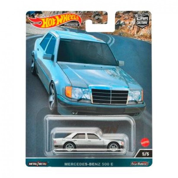 160345 Колекційна модель машинки Mercedes-Benz 500 E серії "Car Culture" Hot Wheels (FPY86/HKC55)