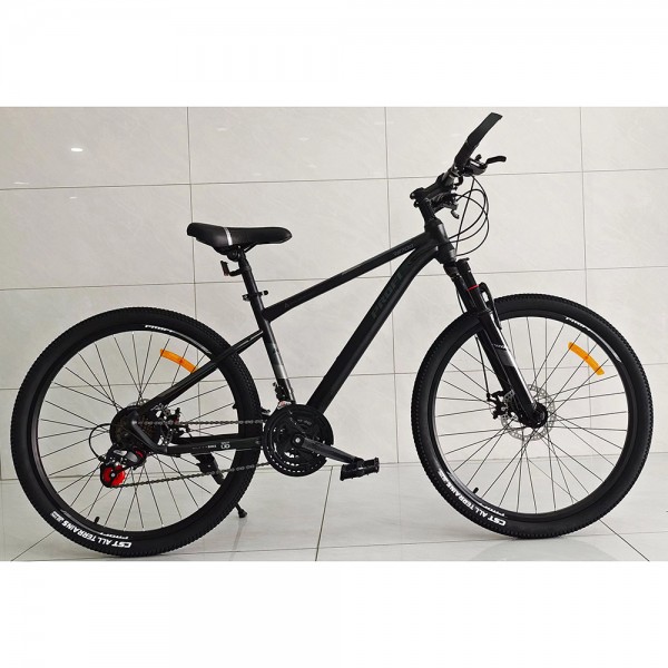 165501 Велосипед 26д. MTB 2605-1 SKD75,стал.рама 16",SUNRUN 24SP,подвійн.обода,диск.гальма,підніжка,чорний