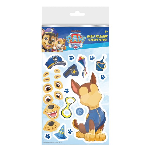 250208 Створи героя "Гончик". Набір наліпок ТМ "PAW Patrol"