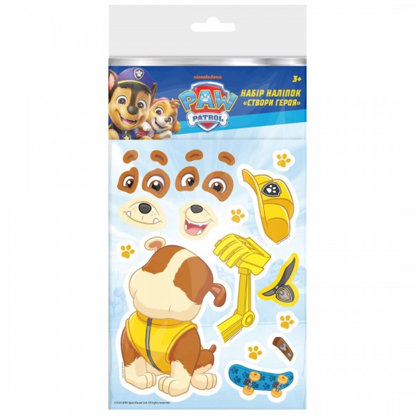 252696 Створи героя "Кремез". Набір наліпок ТМ "PAW Patrol"