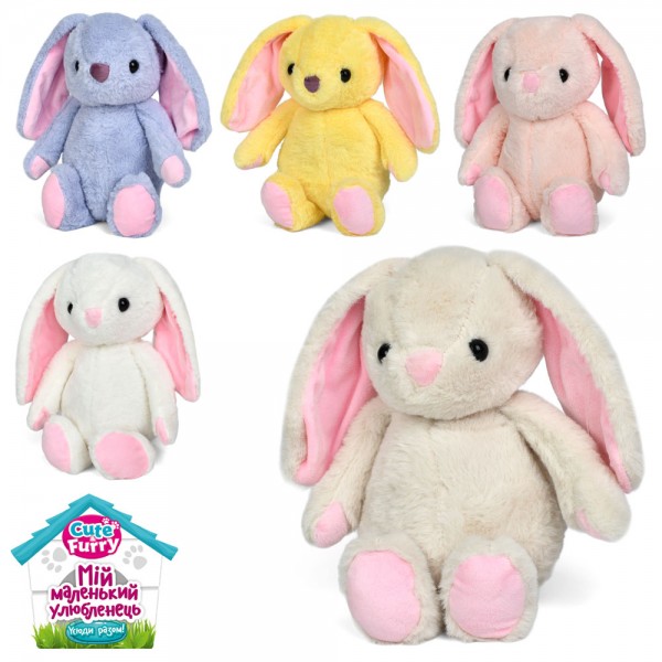 241557 М'яка іграшка YG0270 зяєць, мікс кольорів