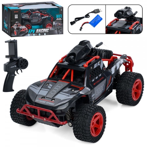 241545 Машина 666-764WA радіокер.,акум., гум колеса, APP, камера, USB, кор., 34-16,5-19 см.