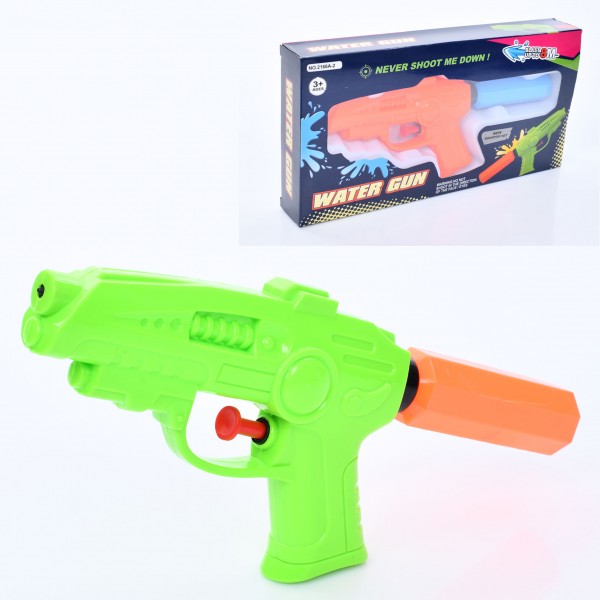 167545 Водяний пістолет 2166A-2 мікс кольорів, кор., 26-13,5-4 см.