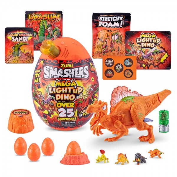 200849 Іграшка у наборі SMASHERS Light-Up Dino Mega з аксесуарами-B (Смешерс Лайт Ап Діно Мега) серія 4, 7474В