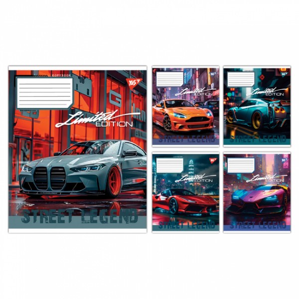 226194 А5/24 кл. Yes Street legend, зошит учнівський шкільний