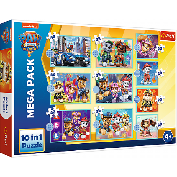 173094 Пазли Trefl 90391 Paw Patrol: На патрулюванні, 10в1, 20-48 дет.