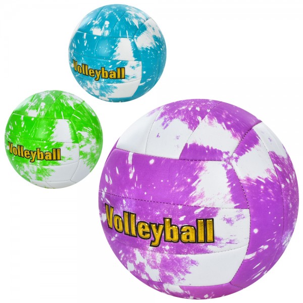 143077 М'яч волейбольний MS 3546 розмір 5, ПВХ, 280-300г, 3 кольори, кул.