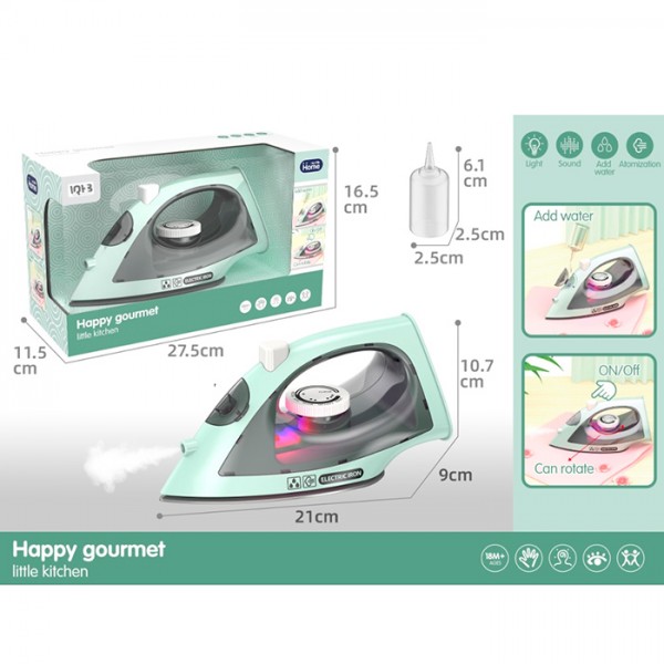 244088 Праска A1016-2 21см, звук, світло, пара/дим, на бат-ці, в кор-ці, 27,5-16,5-11,5см