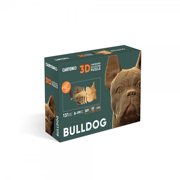 173027 Картонний конструктор "Cartonic 3D Puzzle BULLDOG"