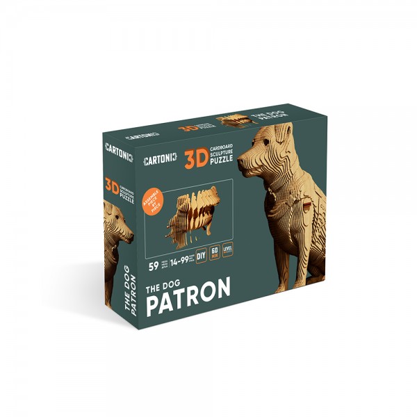 173031 Картонний конструктор "Cartonic 3D Puzzle PATRON, THE DOG"