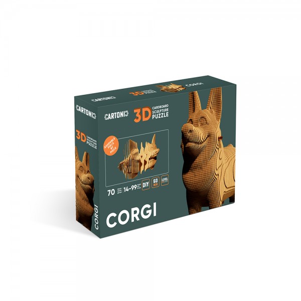 182157 Картонний конструктор "Cartonic 3D Puzzle CORGI"