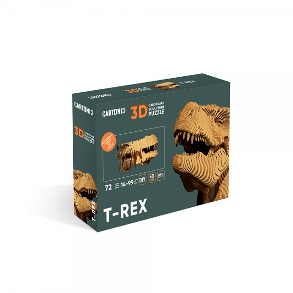 173032 Картонний конструктор "Cartonic 3D Cartonic T-REX"