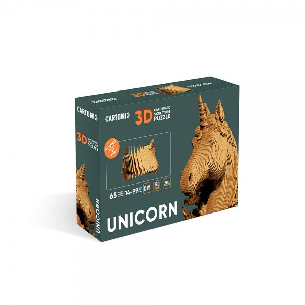 173033 Картонний конструктор "Cartonic 3D Puzzle UNICORN"