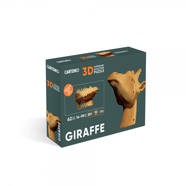 182158 Картонний конструктор "Cartonic 3D Puzzle GIRAFFE"