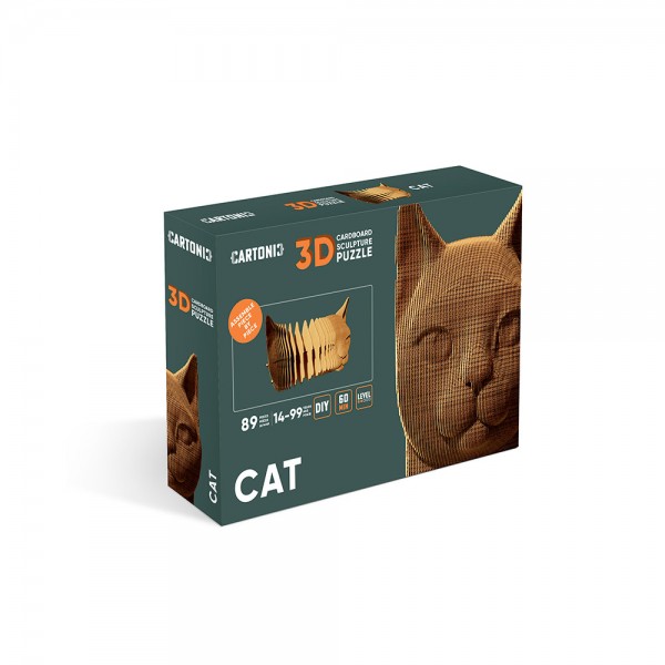 173034 Картонний конструктор "Cartonic 3D Puzzle CAT"