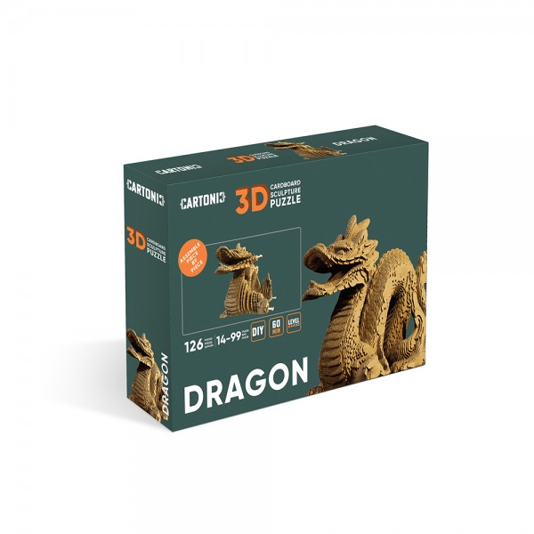 173035 Картонний конструктор "Cartonic 3D Puzzle DRAGON"