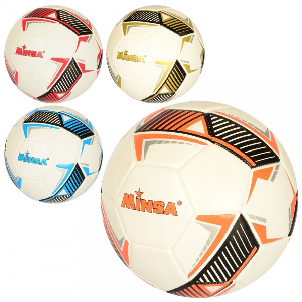 87998 М'яч футбольний MS 2763 розмір 5, TPE, 400-420г, 4 кольори, кул.