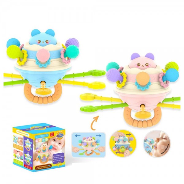 249275 Гра 032-2C 10-9-9см,сенсорна гра/тактильна гра,прорізувач,текстур.дет, рухл.дет.2кольори.кор.