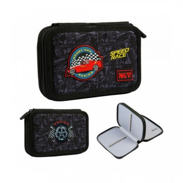 253195 Пенал твердий Yes подвійний HP-01 Drift King