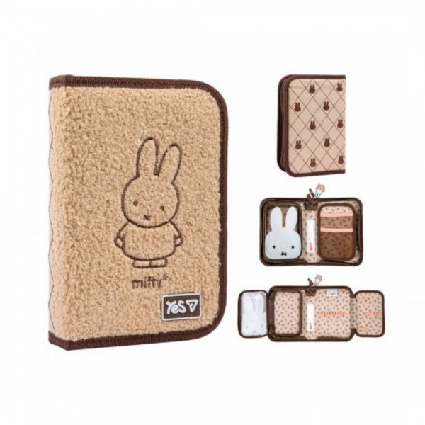 253201 Пенал твердий з 1 клапаном та прозорою кишенею Yes HP-04-N Miffy Bunny