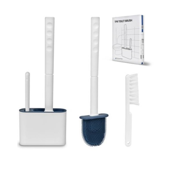 215032 Туалетний йорж з щіткою на підставці 2пр/наб 13*4.5*36см., R32385