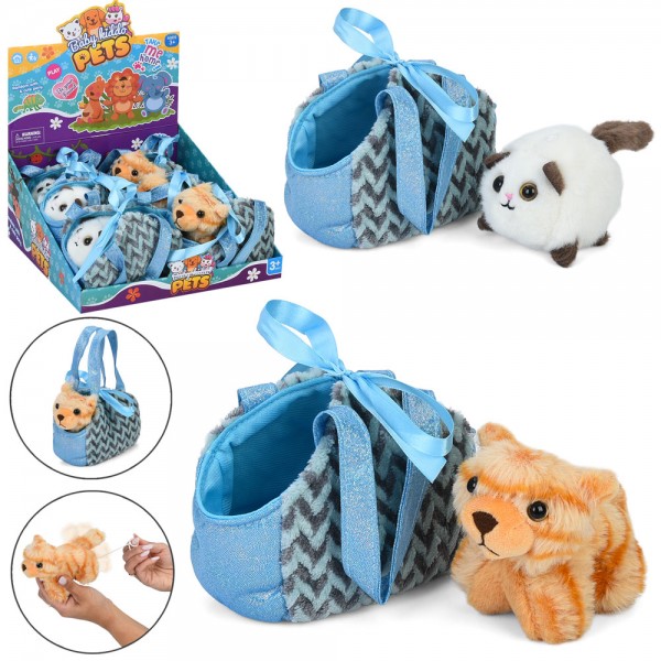 247778 Тварина 7622-122-24 14см,заводна,рухл.хвіст,звук(пискавка),плюш,2види(собака,кіт),в диспл,27-29-14см