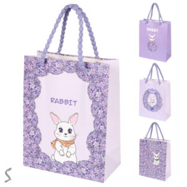 252320 Пакет подарунковий паперовий L "Rabbit" 33*25*12cм R40866-L