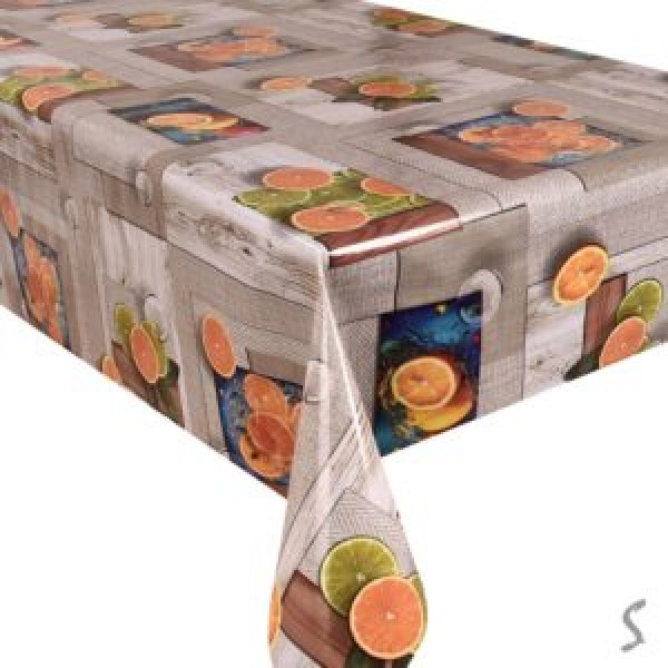 254829 Клейонка ПВХ 3-хшар. глянсова на тканинній основі Glossy 1.37*20м MA-5392