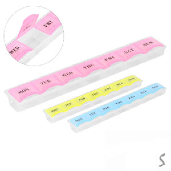 245675 Таблетниця "Тиждень: 1р/день" 7від 21*3.5см R97375