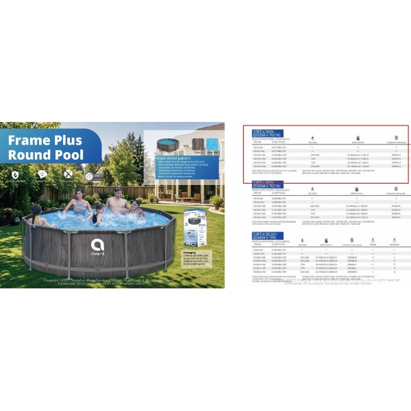 247997 Басейн каркасний 12015V64 .305*76см, рем.комплект