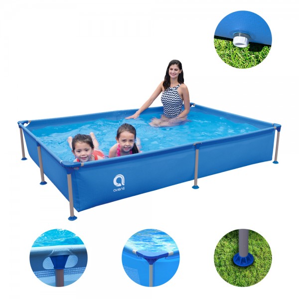 248007 Басейн каркасний 17804 (1шт) 228х159х42см, рем.комплект