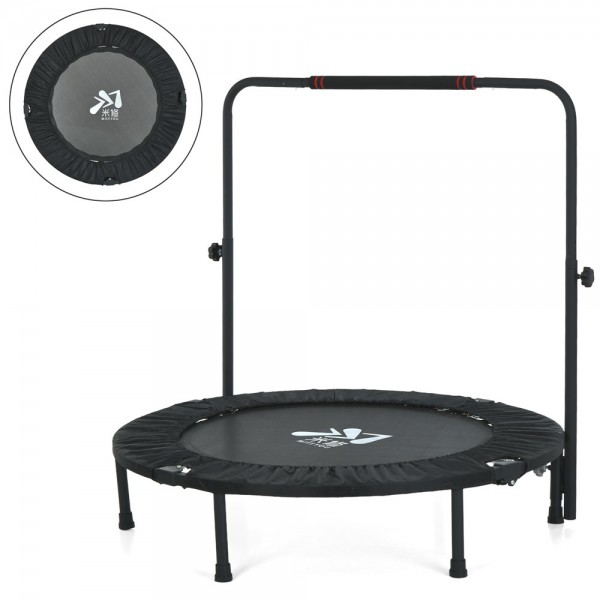 248014 Батут MS 3383-8 (1шт) діаметр 100см, висота22см,пруж24шт.ніж6шт,руч.4 полож,min96см.max120смв кор.