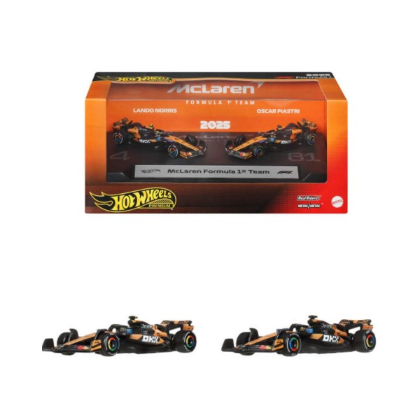 259343 Набір з 2-х колекційних болідів McLaren Lando Norris та Oscar Piastri "Formula 1" Hot Wheels