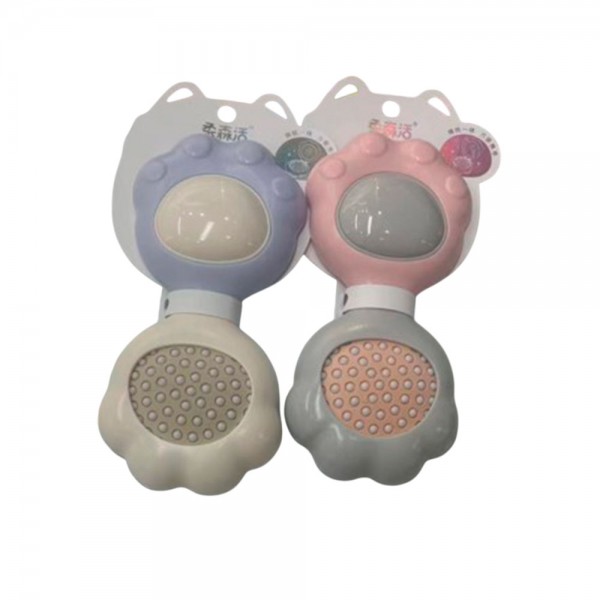 225020 Гребінець YG0217 складна, лапка, дзеркало, 4 кольори, лист/кул., 10-18-2 см.