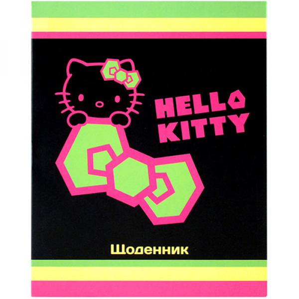 312 Щоденник шкільний, УФ-лак Hello Kitty-1