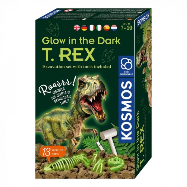 171109 Тиранозавр, що світиться в темряві (Glow in the dark T-Rex) - Науковий набір