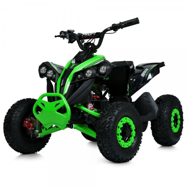 245928 Квадроцикл HB-EATV1200Q-5ST мотор 1200Q,4акум 12V/12AH,швид26,5км/ч,допуст.вага65кг, зелений
