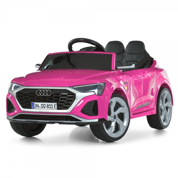 245935 Машина M 5899EBLRS-8 2.4G радіок,1*12V9AH, 2*35W, MP3, USB, BT, TF, EVA, музика,світло,шкіра,рожевий