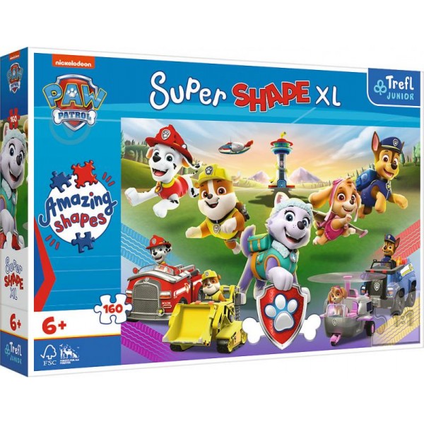 182140 Пазли Trefl 50021 Paw Patrol: Дивовижна форма, 160 дет.