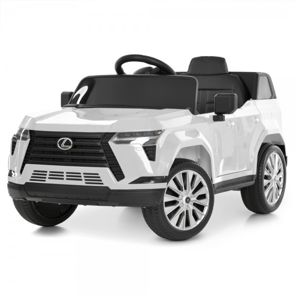 247755 Джип M 6301EBLR-1 радіокер, 2,4G, 2*35W,1*12V7-9AH, муз, світло, шкір.сидіння, BT, USB, EVA, білий