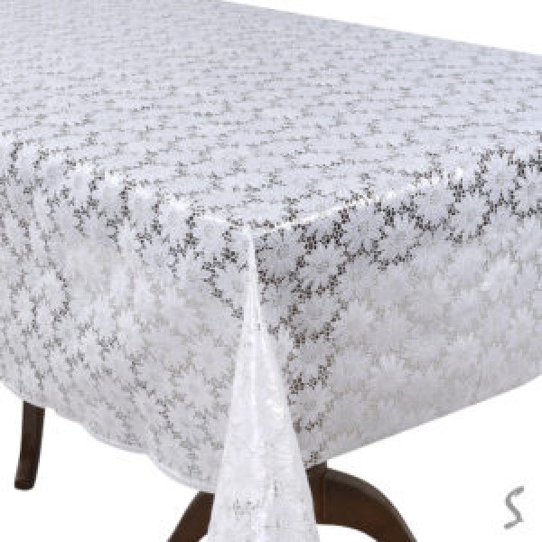 254429 Клейонка ПВХ Lace біла 1.37*20м MA-5727