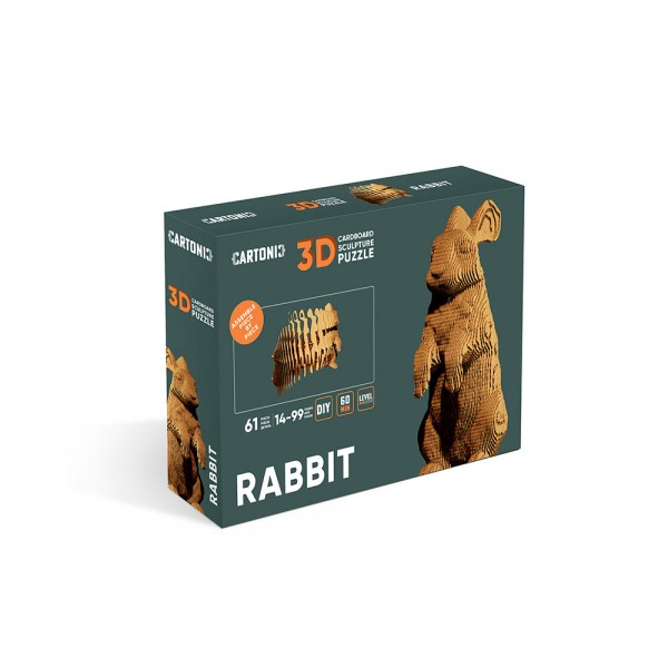 173036 Картонний конструктор "Cartonic 3D Puzzle RABBIT"