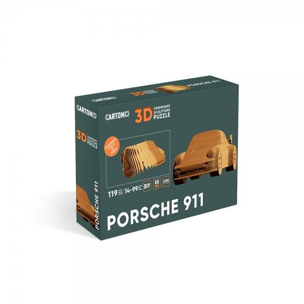 212609 Картонний конструктор "Cartonic 3D Puzzle PORSCHE 911"