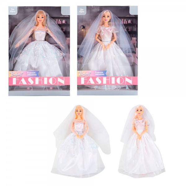 249296 Лялька ST9958-20 наречена, шарнірна, 2 види, в кор-ці, 22-32,5-6см