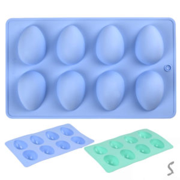 101094 Форма силікон "Великодня" 8шт/л 26.5*16*2.5см