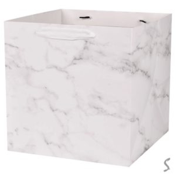 257330 Пакет подарунковий паперовий XS "Marble" 15*15*15см R98831-XS